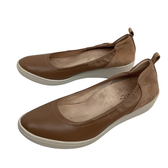 Vionic Jacey Ellery Womens 8 Leather Slip-On Wedge Shoes - Picture 15 of 15